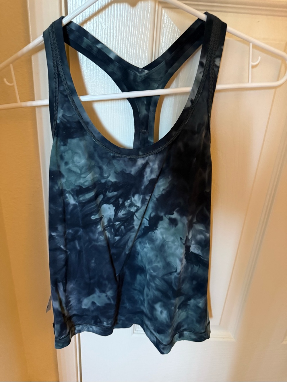 lululemon athletica Black Tie-Dye Racerback Tank